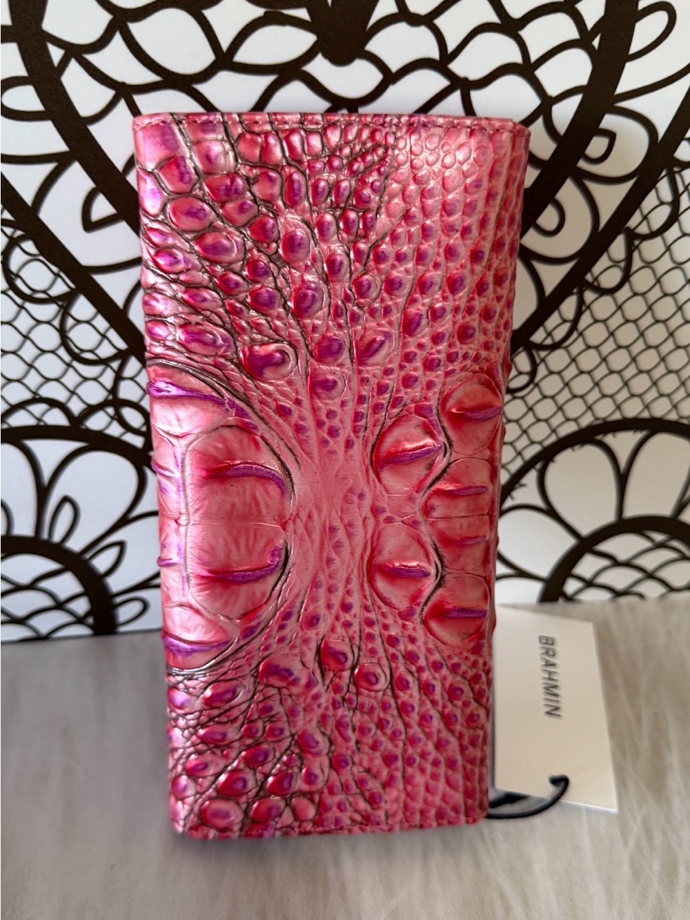 FIRM >>> Brahmin French Rose Veronica Wallet NWT